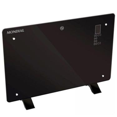 Imagem de Aquecedor Eletrico Mondial A-13 - 1500w - Painel De Vidro - 220v - Preto