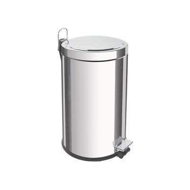 Imagem de Lixeira Tramontina Brasil Com Pedal 12l Redonda Inox 94538112
