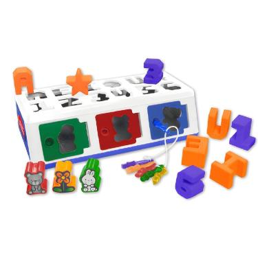 Imagem de Caixa Encaixa Letras E Números - Estrela