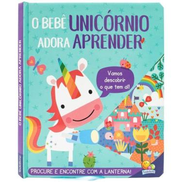 Imagem de Lanterna Divertida: O Bebê Unicórnio Adora Aprender