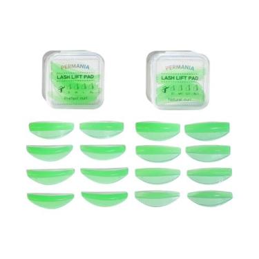 Imagem de Modelador De Cílios Reutilizável De Silicone 16Pcs PERMANIA Hastes Par