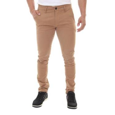 Imagem de Calça Tommy Hilfiger Masculina de Sarja Brooklyn Caqui, 46