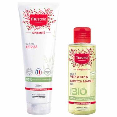 Imagem de Mustela Maternité Kit  Creme para Estrias 250ml + Óleo para Prevenção 