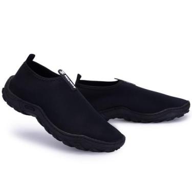 Imagem de Sapatilha Aquática Unissex Neoprene Tratorada AquaVibe Antiderrapante 