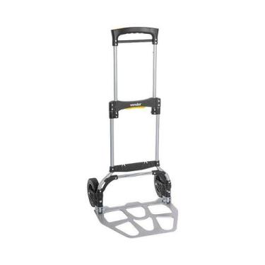 Imagem de Carrinho para carga de alumínio vonder dobrável 100kg
