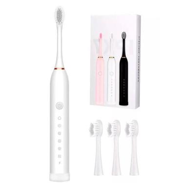 Imagem de Escova Dental Elétrica Giratória Com Limpeza Oral - Relet
