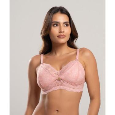 Imagem de Sutiã de Amamentação em Renda com Abertura Frontal Bella - IMI Lingeri