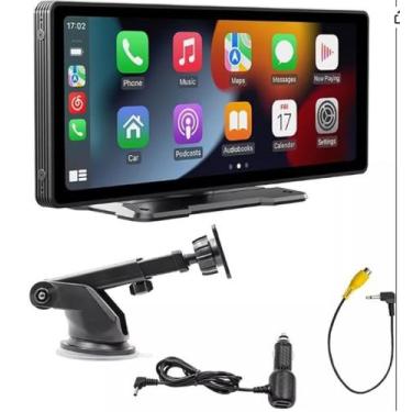 Imagem de Central Multimídia MP5 Portátil 10.26"  CarPlay/ Bluetooth 5.0  Câmera