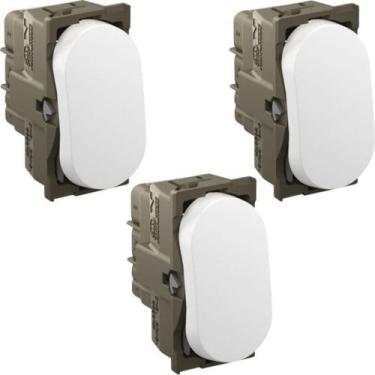 Imagem de Kit 3 Interruptor (módulo) Bipolar Paralelo Nereya 663007 - PIAL