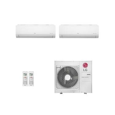 Imagem de Ar-Condicionado Multi Split Inverter LG 36.000 (1x Evap HW 9.000 + 1x Evap HW 24.000) Quente/Frio 220V