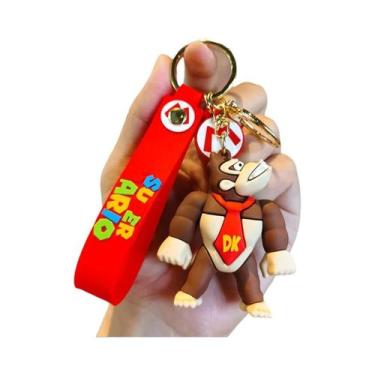 Imagem de Chaveiro 3D Super Mario Bros Para Crianças, Pingente De Bolsa Escolar,