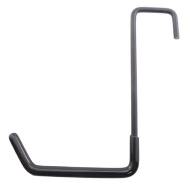 Imagem de MDXing 20 x 19,5 cm Armazenamento de bicicleta ganchos de metal resistentes gancho de escada para pendurar mangueiras, plantas, ancinho de cadeira