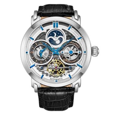 Imagem de Relógio Masculino Stuhrling Luciano 371A Automático 46mm, Azul