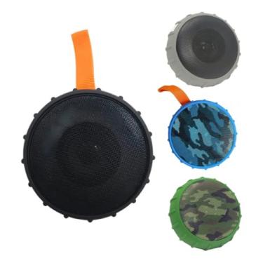 Imagem de Caixa De Som Bluetooth à Prova de Agua Potente Portátil TWS IP66 com Clip para Pendurar (preto)