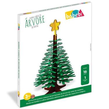 Imagem de Quebra cabeca 3d arvore de natal babebi, ., UN