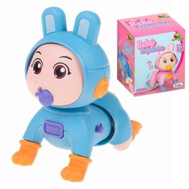 Imagem de Bebê Engatinha Brinquedo Musical Infantil Com Movimentos Realistas E S