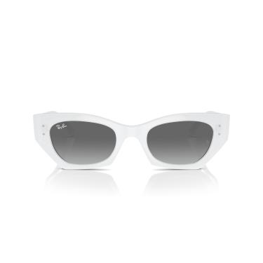 Imagem de Óculos de Sol Ray-Ban Zena 0RB4430 675911 Tam 52 / Branco - Lentes Cinza Gradiente
