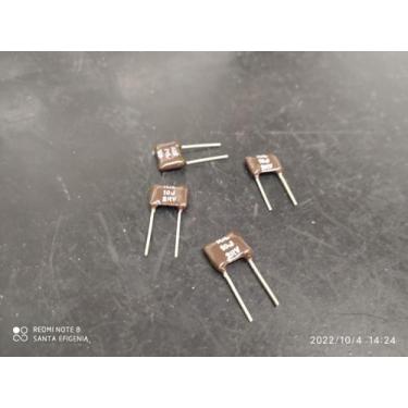 Imagem de 10x Capacitor Mica Prata 10pf/2kv 5% Icl