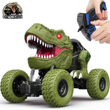Imagem de Carro de dinossauro com controle remoto YEZI para crianças de 3 a 12 a