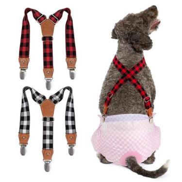 Imagem de Suspensórios para cães Pet Soft Diaper Keeper para cadelas