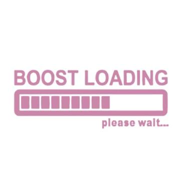 Imagem de 4 peças de adesivos de vinil de 20,3 cm com carga de impulso JDM à prova d'água e sem rastros adesivos de humor para uso em carros, caminhões, vans, paredes, laptop (rosa)