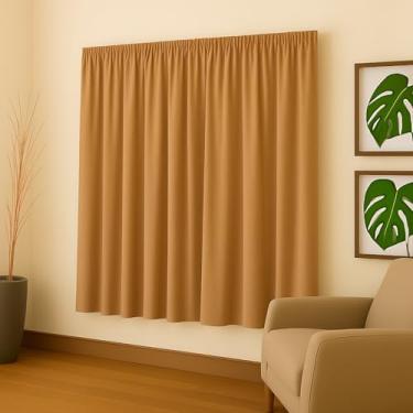 Imagem de Cortina Decorativa em Malha Gel, 2,00x1,70m, Poliéster, para Sala, Quarto e Escritório (AVELA)