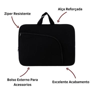 Imagem de Capa Para Notebook Case Pasta Maleta Cores Diversas Barato