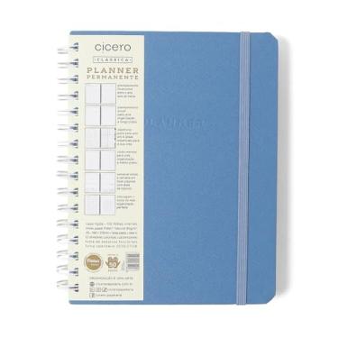 Imagem de PLANNER PERMANENTE WIRE-O PASTEL SEMANAL NOTAS A5 AZUL CELESTE