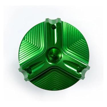 Imagem de Compatível com Z 900 Z900 2017-2022 2023 2024 tampas de fluido de freio dianteiro e traseiro da motocicleta e acessórios de proteção da tampa de enchimento de óleo (verde 900)