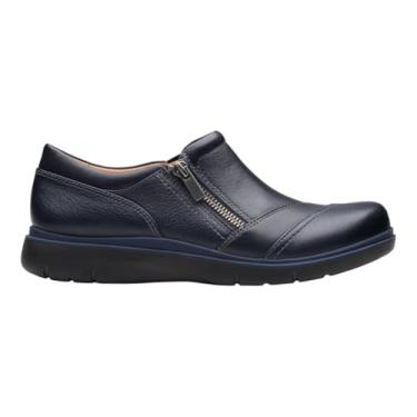 Imagem de Clarks Mocassim feminino Certina Pure Slip On, Azul marino, 38