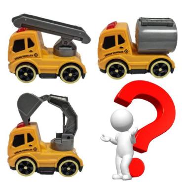 Imagem de Caminhão de construção com fricção sortido - shiny toys 000980