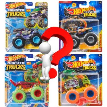 Imagem de Hot wheels veículo monster trucks escala 1:64 sortido - mattel fyj44