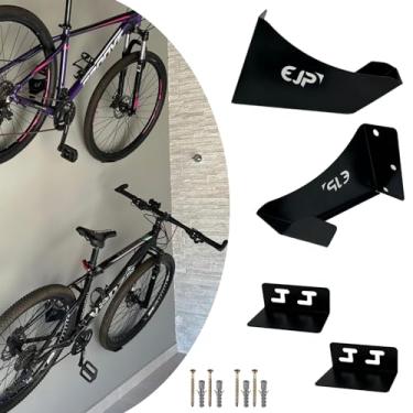 Imagem de Suporte De Parede Horizontal Bike Bicicleta Mtb Speed Ejp Suporte Reforçado