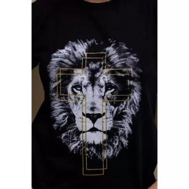 Imagem de Blusa Feminina Algodão TShirt Camiseta Premium leão - loja dinka, g, P