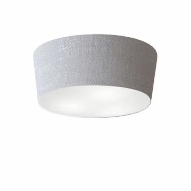 Imagem de Plafon Para Sala de tv Cone TV-3003 Cúpula Cor Rústico Cinza - Vivare