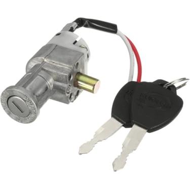 Imagem de Hitommy Mini trava de bateria Chager com 2 chaves compatível com motocicleta elétrica e scooter