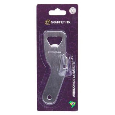 Imagem de Abridor De Latas De Aço Inox Blister - Marcamix