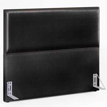 Imagem de Cabeceira Box Casal Queen 160 Cm Facto Preto Metalizado