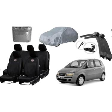 Imagem de Capa de couro +Capa de cobrir + Limpador de para - brisa -Fiat idea 04-10