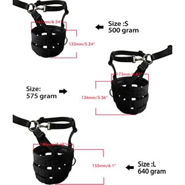 Imagem de Phefop Focinho de Pastoreio, Tecido de Nylon Espesso, Focinho Anti-mordida Com Almofada de Couro PU para Cavalos, Perfeito para Idosos e Atividades Equestres (#8)