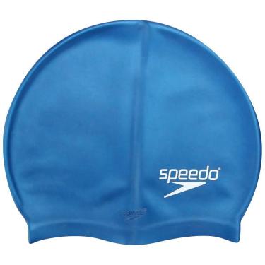Imagem de TOUCA NATACAO SPEEDO FLAT SWIN CAP SILICONE TREINAMENTO C180 - AZUL U-Unissex