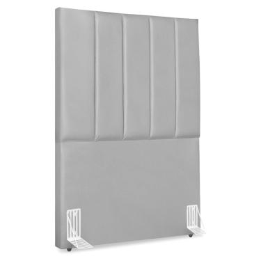 Imagem de Cabeceira Solteiro 90 Cm Com Frame Dalia Corino Cinza Artte Cinza