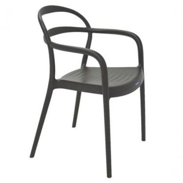 Imagem de Cadeira Tramontina Sissi Com Braços Marrom