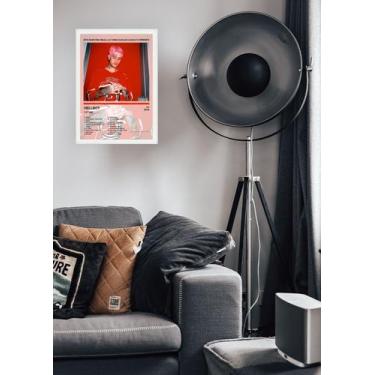 Imagem de Quadro Lil Peep HELLBOY (Light) Com Vidro e Moldura Tamanho:21cm x 30c