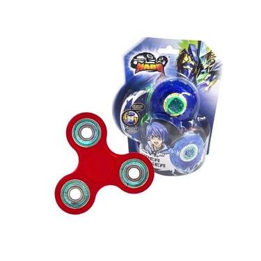 Imagem de Kit Pião de Batalha Infinity Nado Plastic Series - Azul (3900A) + Fidget Spinner - Sortido (2603)