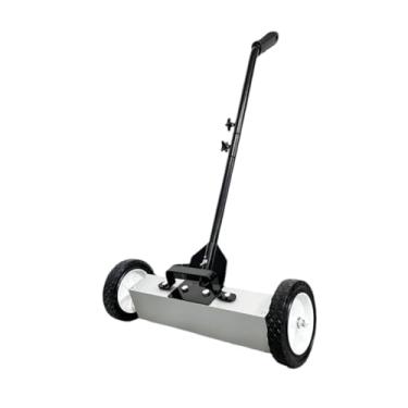 Imagem de Ｂｅｓｇａ Coletor de ferro, varredor com rodas, carrinho coletor, limpador de vassoura, coletor de ferro, varredor de gramado, limpeza de metal para de