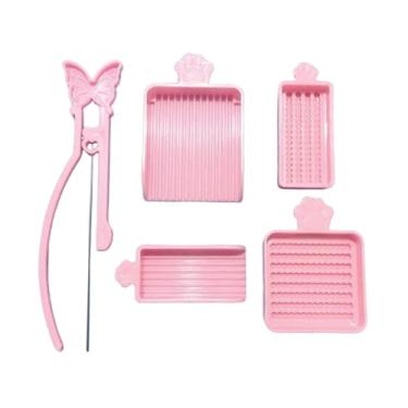 Imagem de Colaxi Kit de Bandeja Organizadora para Miçangas Fusíveis, Ferramenta de Artesanato com Miçangas de Alta Eficiência para Organizador de Fusíveis de 2,6 mm, Rosa