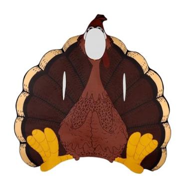 Imagem de Baoblaze Fantasia de peru de ação de graças, frango cosplay para festas, baile de máscaras, palco de teatro, Adulto 123x120cm