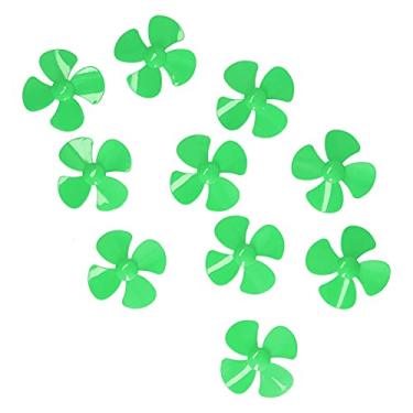 Imagem de Hyuduo Hélice de Plástico de 10 Unidades de 60 Mm, Kit de Hélice Pequeno e Compacto de 4 Lâminas para Carro de Controle Remoto de Brinquedo DIY, de Barco Com Seis Opções de Cores para Fazer Barcos