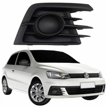 Imagem de Grade Parachoque Vw Gol G7 2016 2017 2018 Sem Furo Lado Direito Passageiro